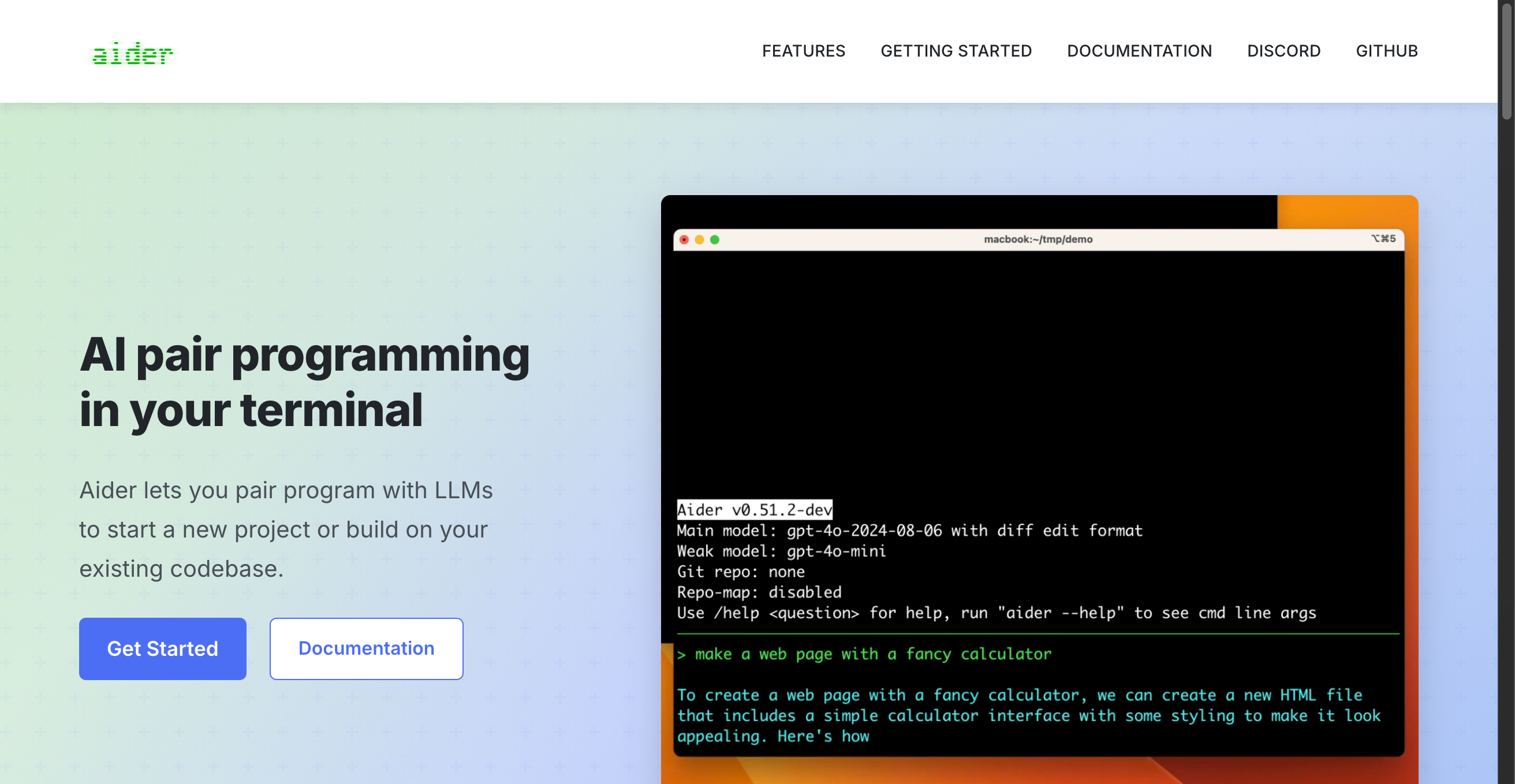 Aider: Open-source AI pair programming agent in your terminal with ...